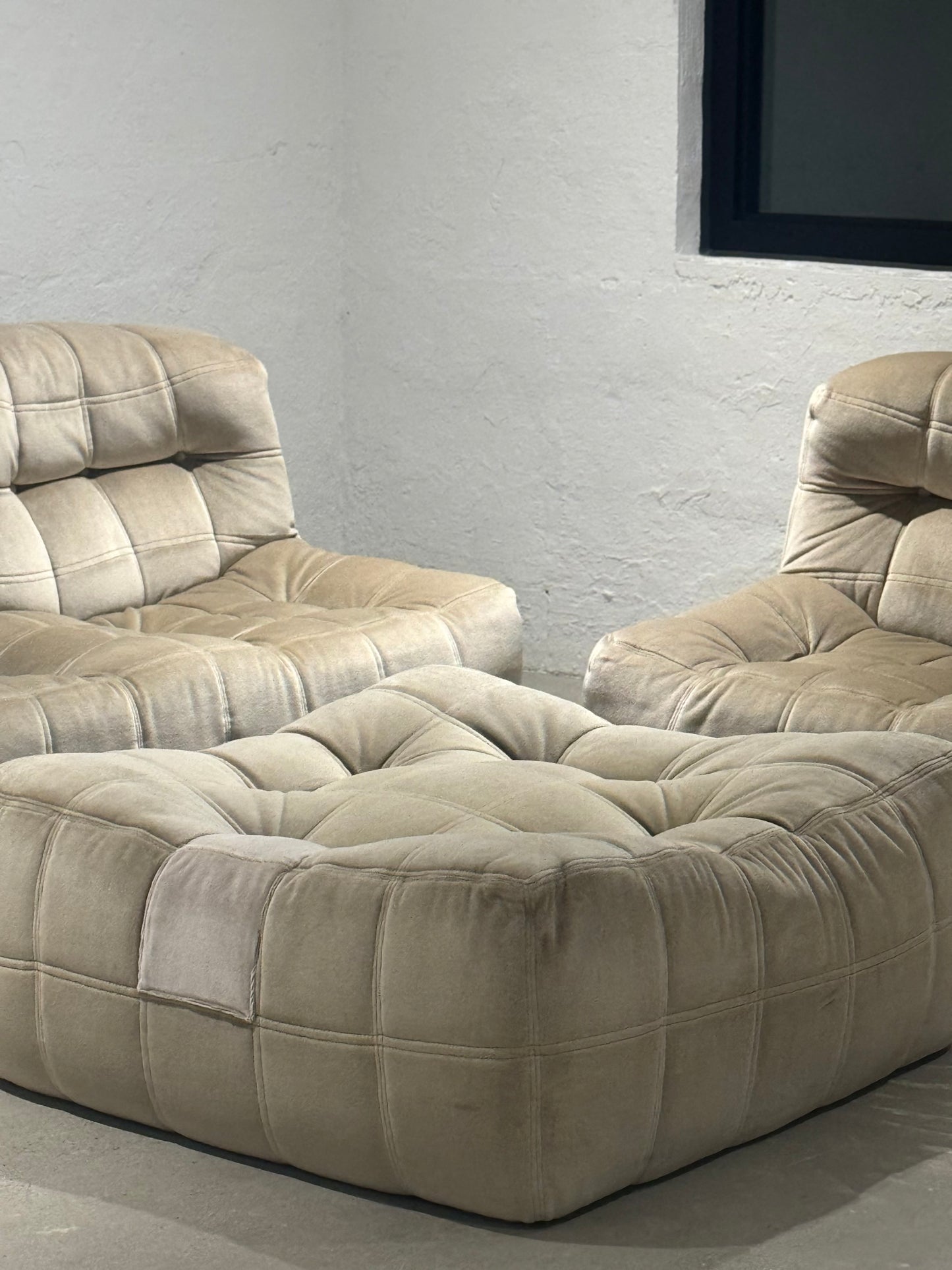 Vintage 3-Piece Kashima Sofa Set
