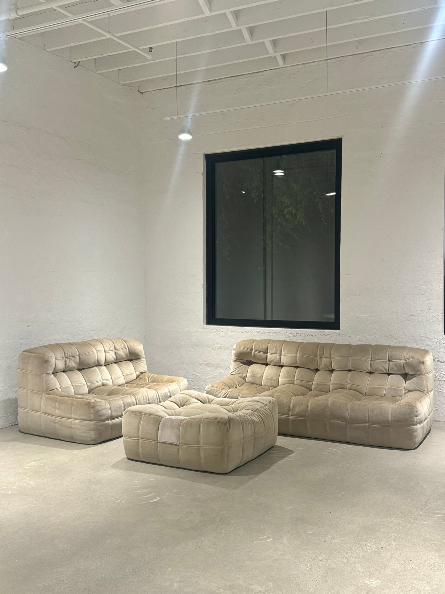 Vintage 3-Piece Kashima Sofa Set