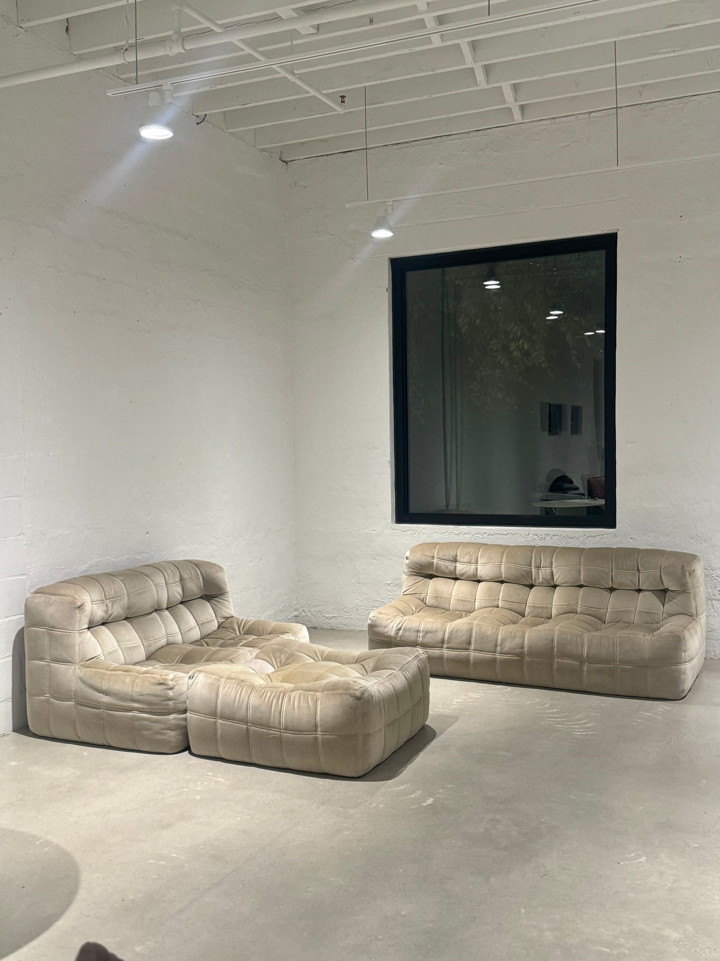 Vintage 3-Piece Kashima Sofa Set