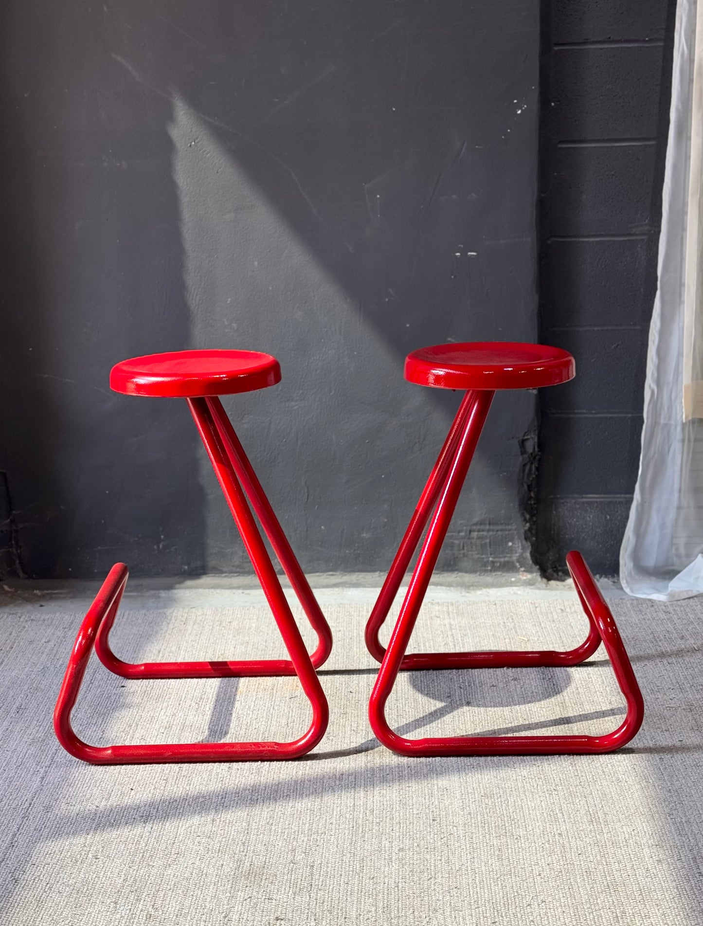 Vintage Paperclip Style Stools