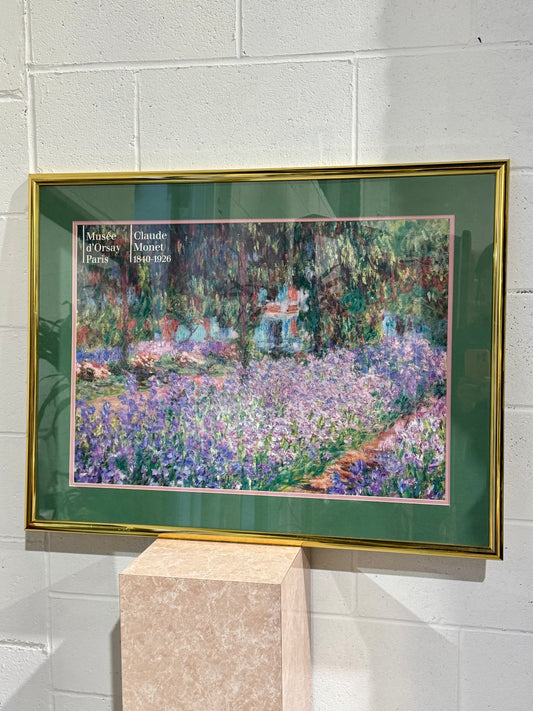 Large Vintage Framed Monet Print