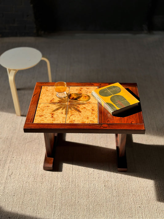 Danish Rosewood Tile Table