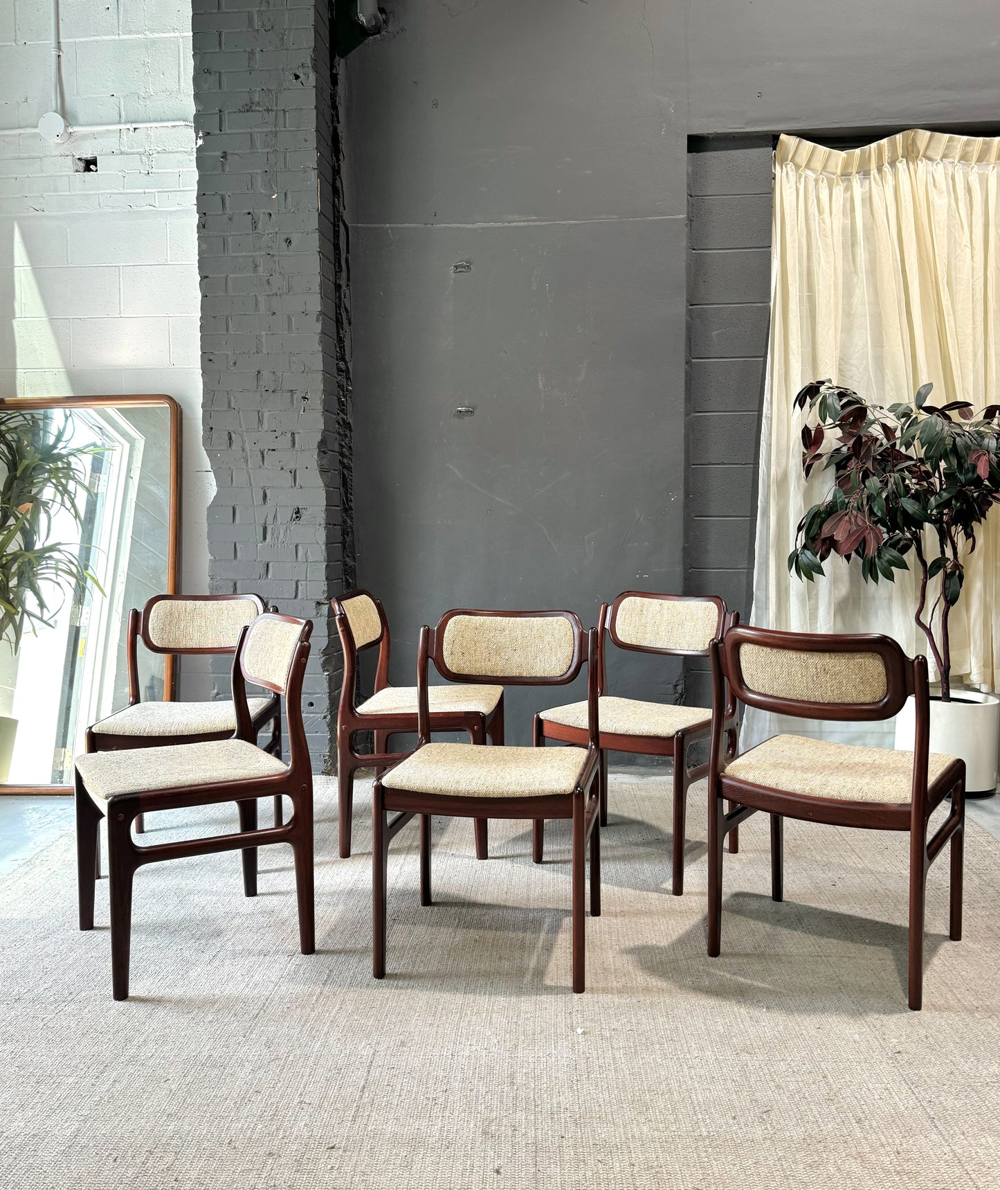 Johannes Andersen Teak Dining Chairs, set of 6