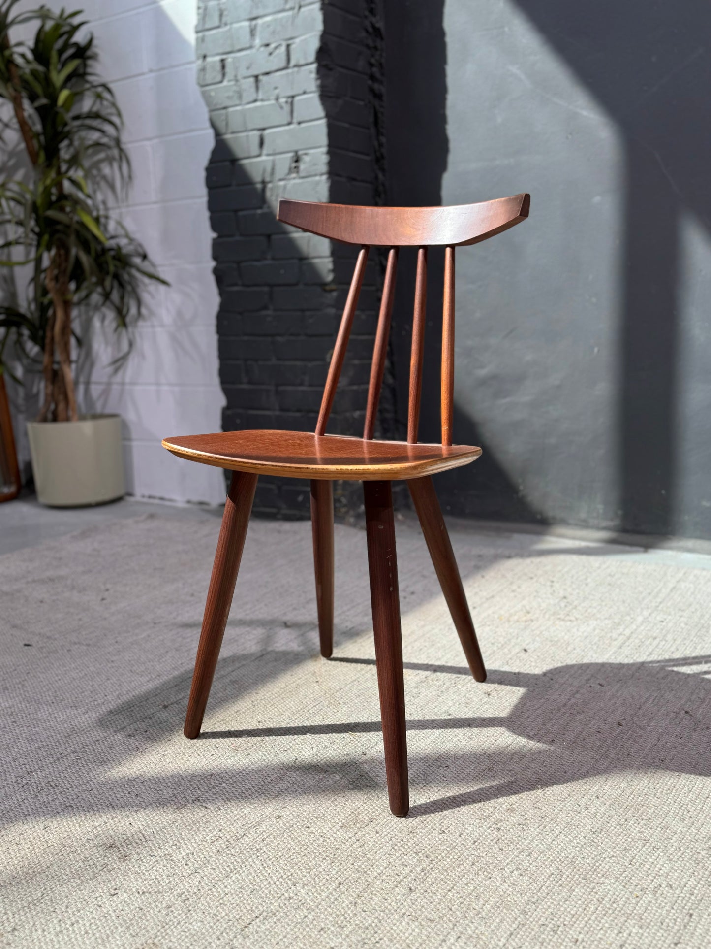 Single Danish Teak Chair