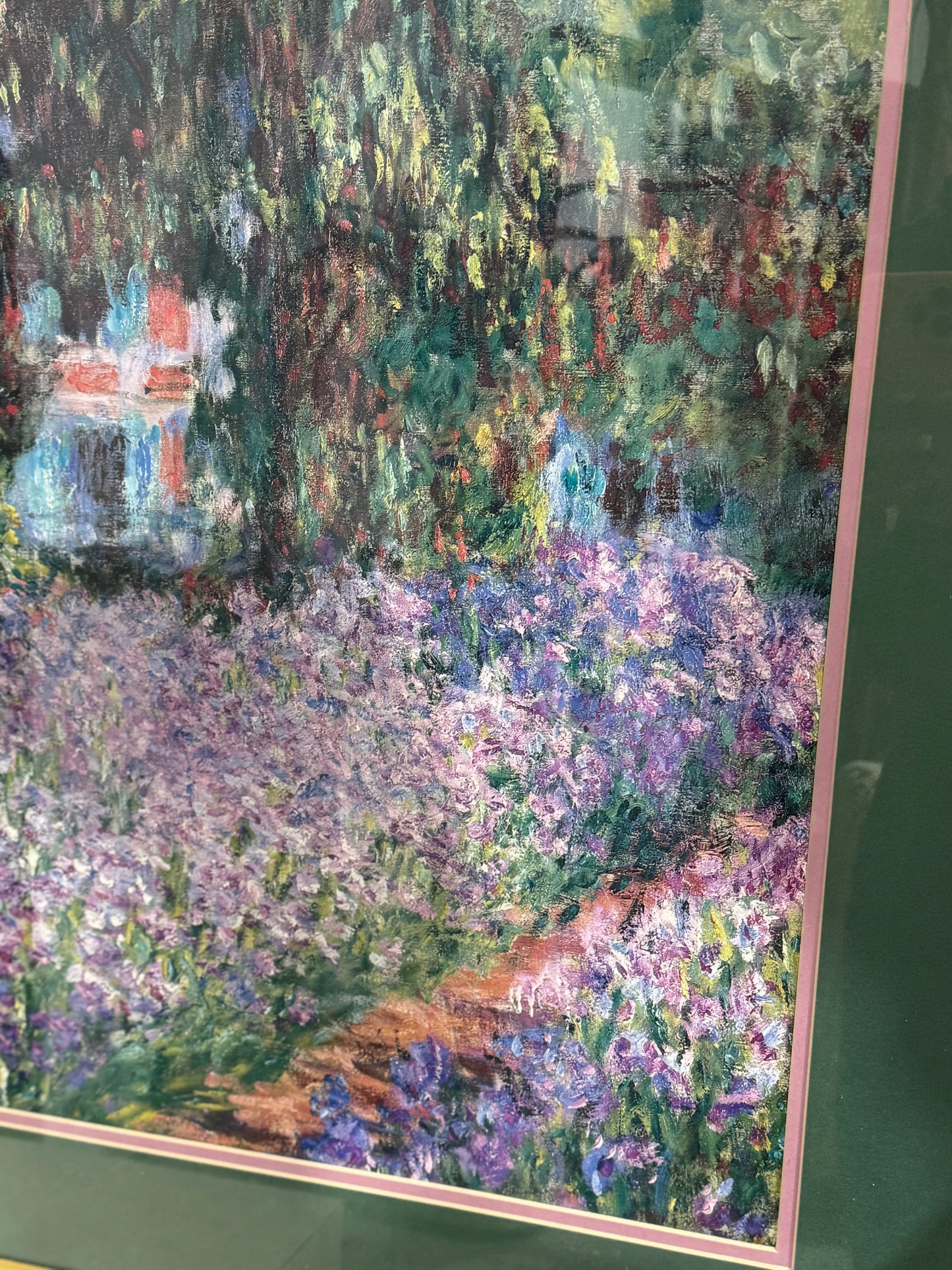 Large Vintage Framed Monet Print