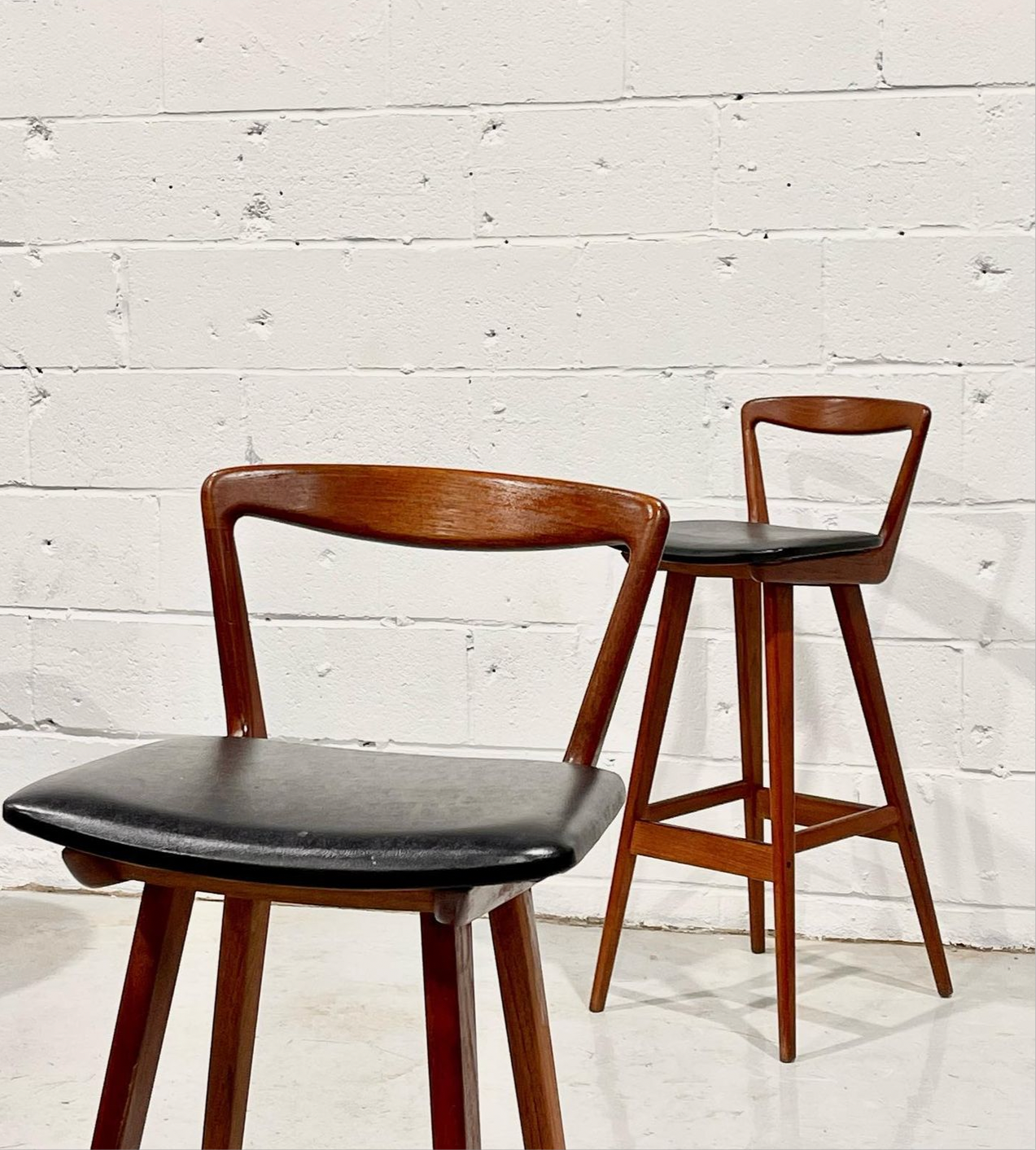 Henry Hansen for Brande Møbelindustri Teak Stools