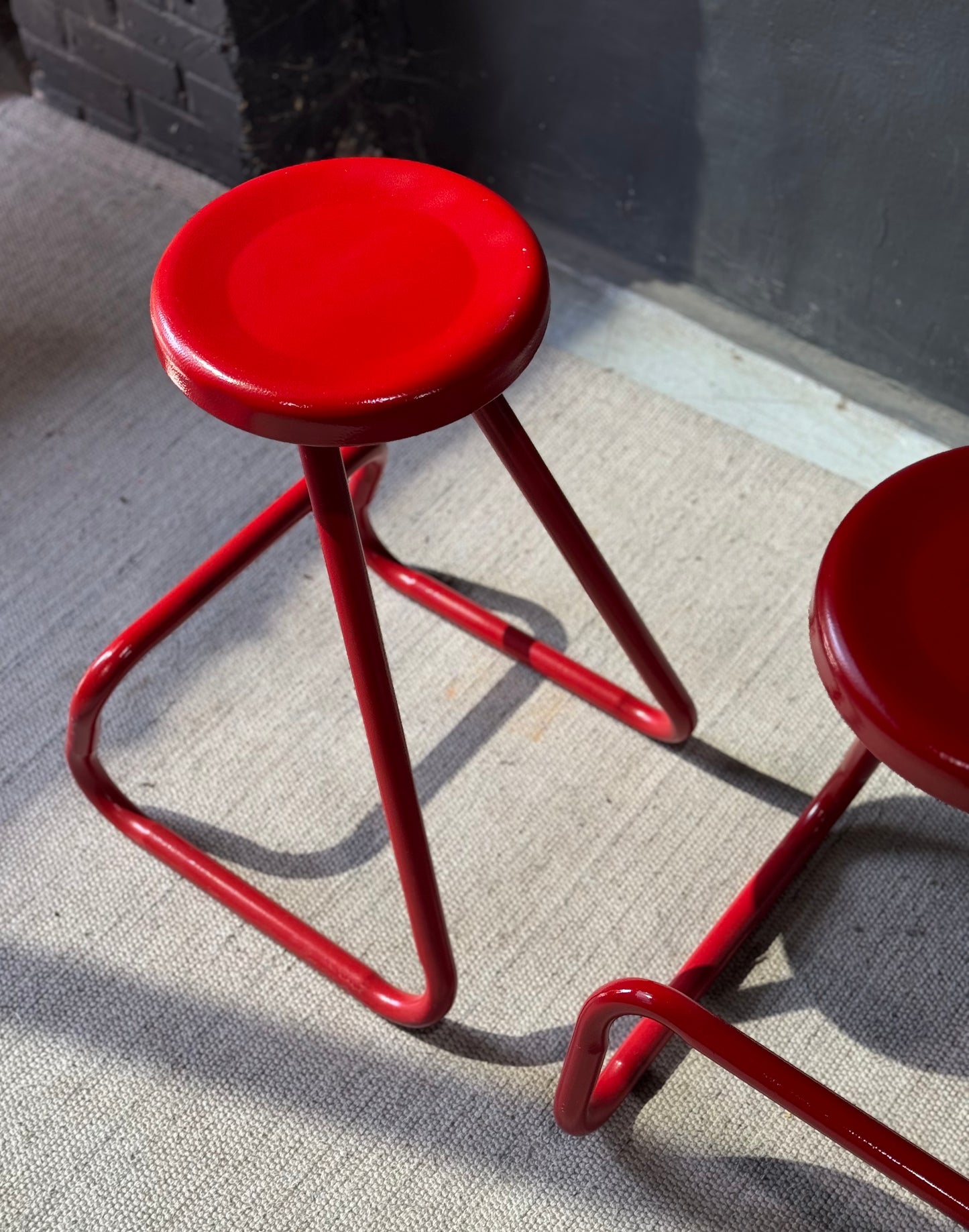 Vintage Paperclip Style Stools