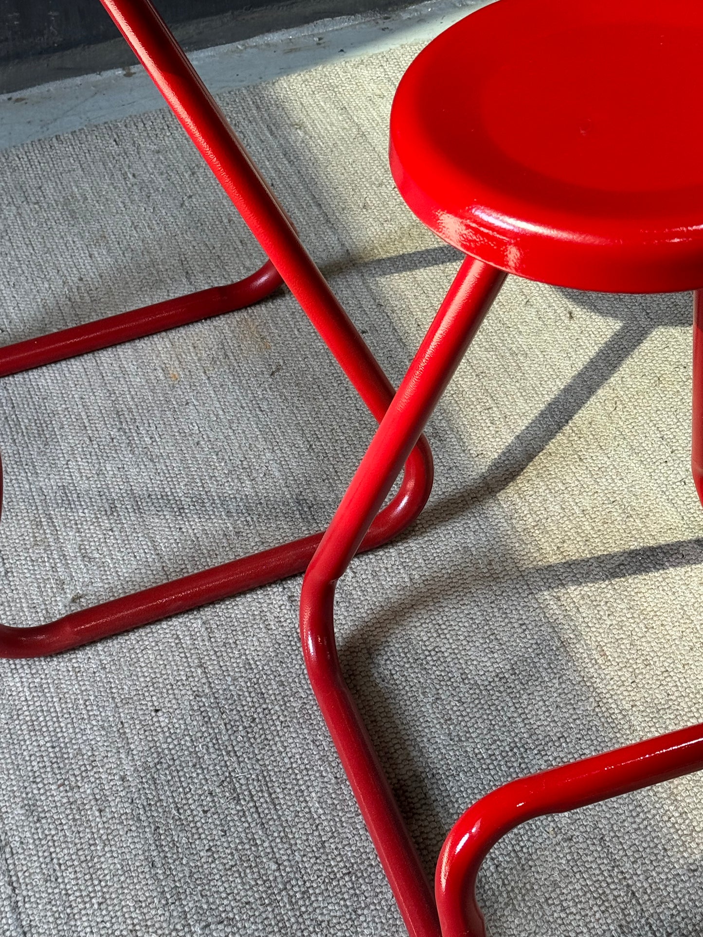 Vintage Paperclip Style Stools